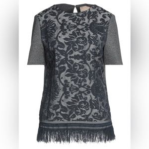 ERIKA CAVALLINI Semicouture Grey Blouse